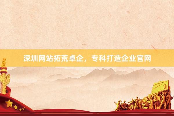深圳网站拓荒卓企，专科打造企业官网